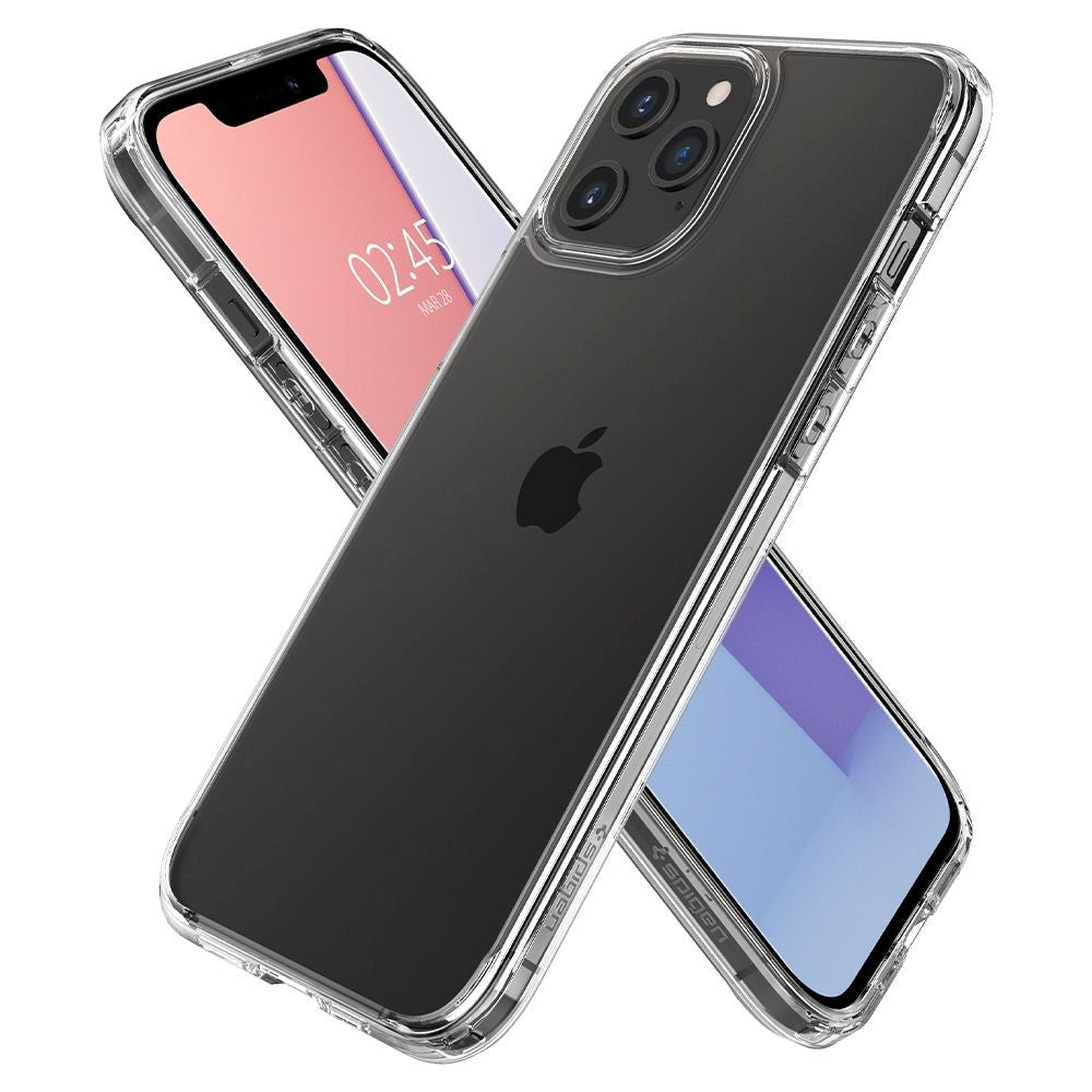 iPhone 12 / 12 Pro Spigen Ultra Hybrid Deksel - Gjennomsiktig