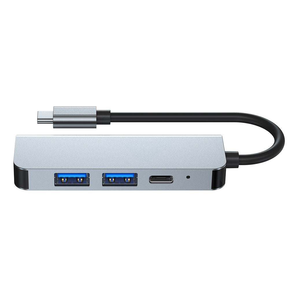 Tech-Protect V2-Hub Multiport Adapter 4in1 - Grå