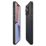 iPhone 15 Pro Spigen Thin Fit Deksel - Svart