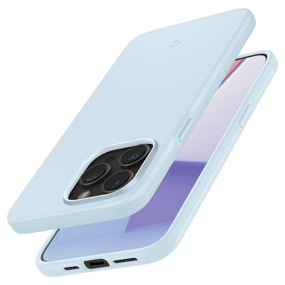 iPhone 15 Pro Spigen Thin Fit Deksel - Mute Blue