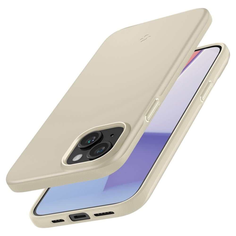 iPhone 15 Spigen Thin Fit Deksel - Mute Beige