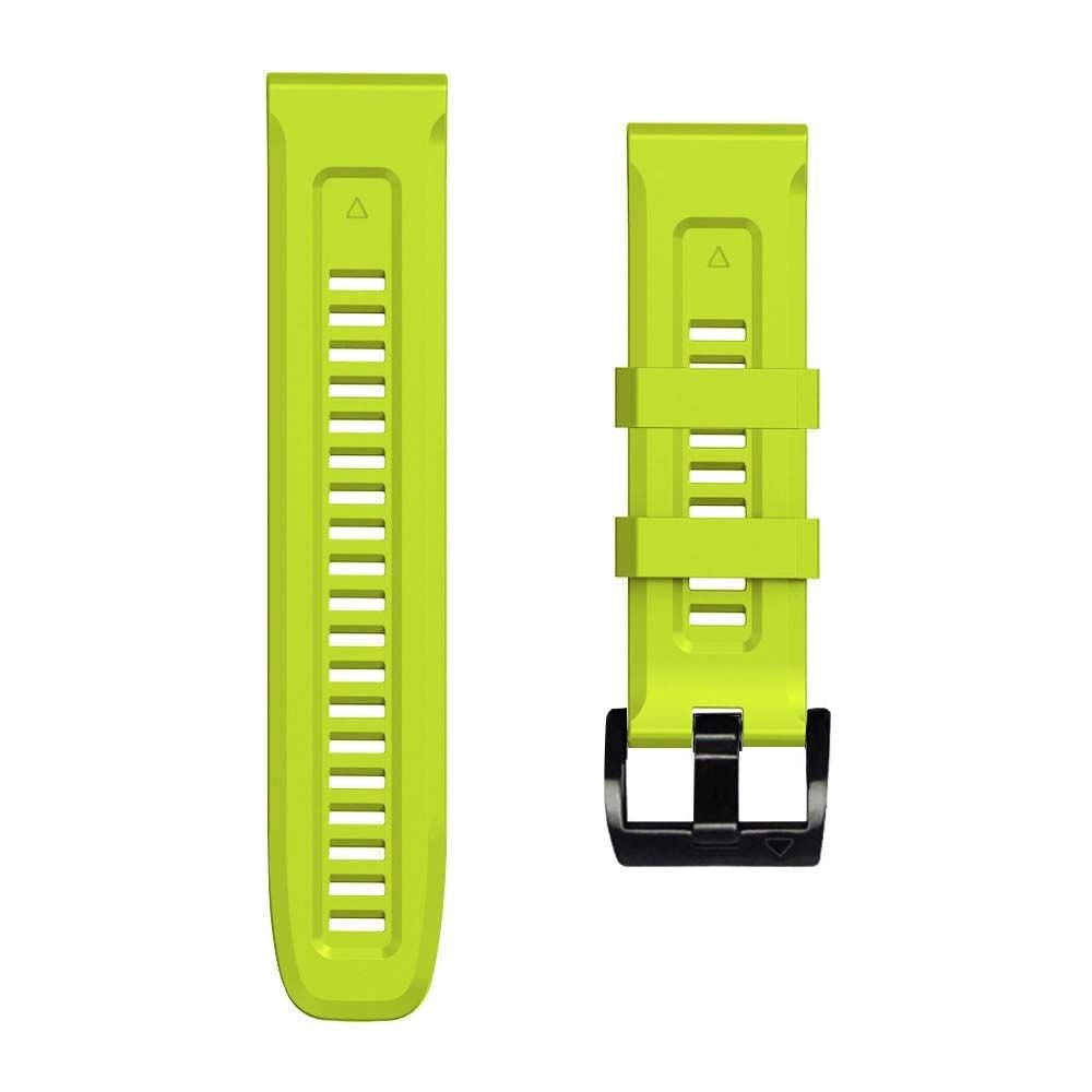 Universal Garmin 26mm QuickFit Tech-Protect Icon Band Stropp - Neon Grønn