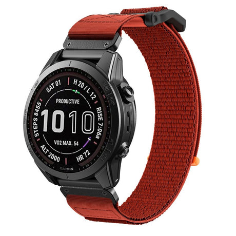 Universal Garmin 22mm QuickFit Tech-Protect Scout Stoffrem - Orange