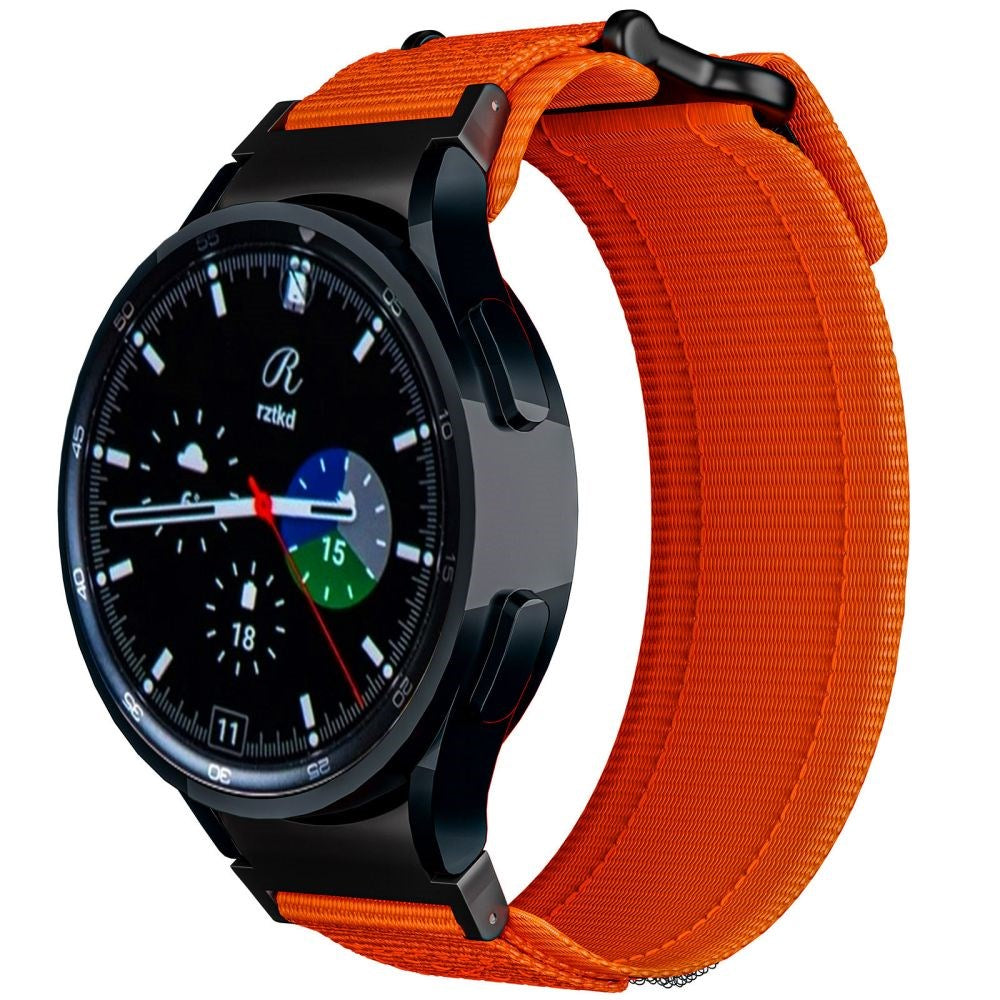 Samsung Galaxy Watch (4 / 5 / 5 Pro / 6) Tech-Protect Scout Pro Stoffrem - Oransje