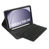 Samsung Galaxy Tab A9 Tech-Protect Keyboard Deksel Med Pencil Holder - Engelsk Layout - Svart