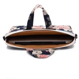 Canvaslife Briefcase Veske Til MacBook / PC 13-14" - Navy Rose