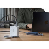 Epico vegglader PD 140W GaN m. 2 x USB-C & 1 x USB-A - Hvit