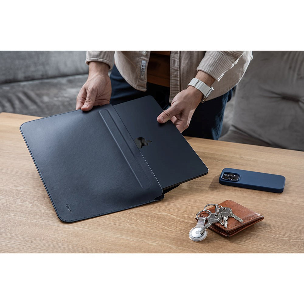 Epico Kunstskinn MacBook / Laptop Sleeve 16" (360 x 250 mm) - Svart