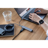 Epico 6-i-1 USB-C Adapter – Slankt Design med 8K Oppløsning - Space Grey
