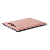 Philbert UltraSlim Vegansk Skinn Sleeve m. Stropp til MacBook / Laptop 15" (35,5 x 25 x 2 cm) - Rosa