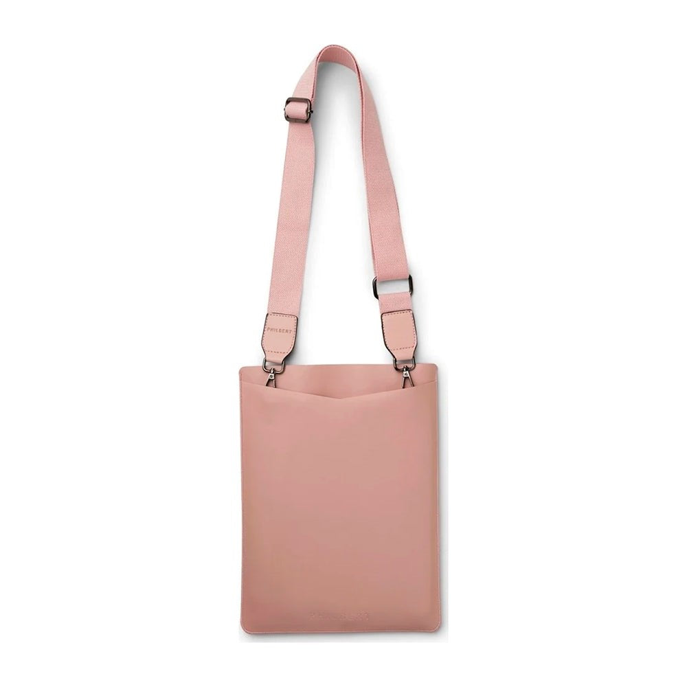 Philbert UltraSlim Vegansk Skinn Sleeve m. Stropp til MacBook / Laptop 15" (35,5 x 25 x 2 cm) - Rosa