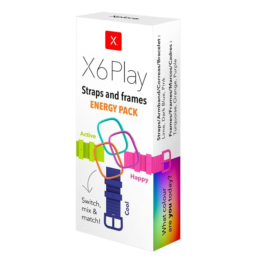 Xplora X6play Energy Pack med 3 x Deksler og Stropper - Multi