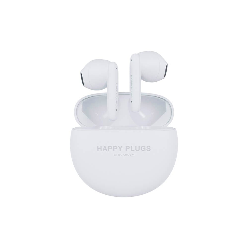 Happy Plugs Joy Lite Trådløse In-Ear Hodetelefoner - Hvit