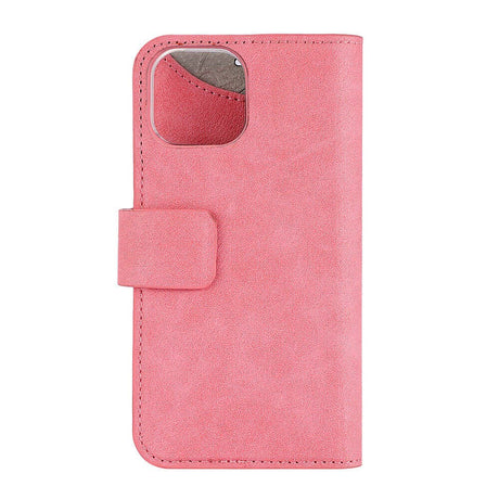 GEAR iPhone 13 Mini ONSALA Fashion Collection PU Skinn Flipdeksel med Magnet & Lommebok - Dusty Pink