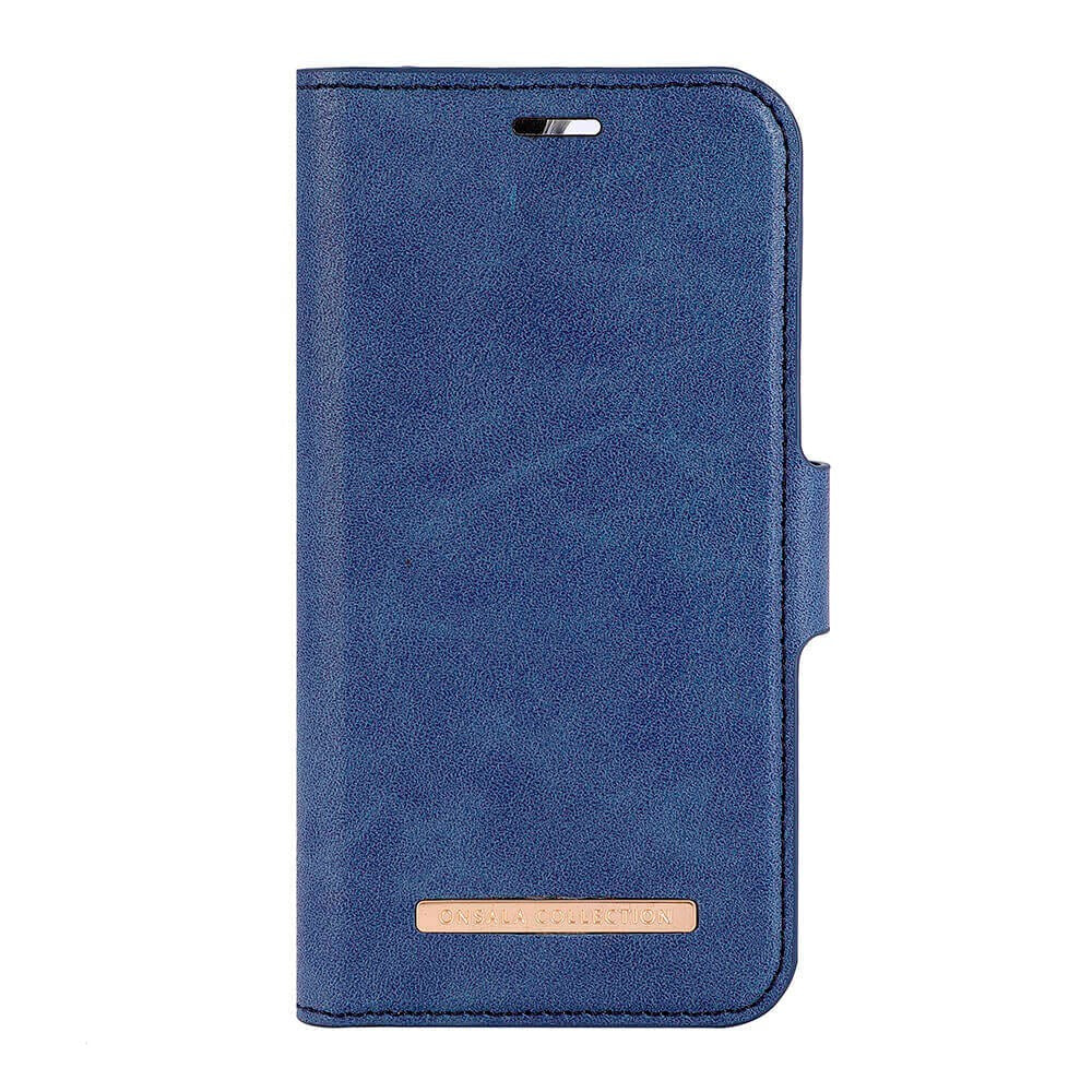 GEAR iPhone 13 Mini ONSALA Fashion Collection PU Skinn Flipdeksel med Magnet & Lommebok - Royal Blue