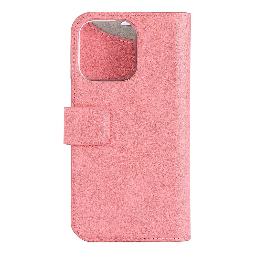 GEAR iPhone 13 Pro ONSALA Fashion Collection PU Skinn Flipdeksel med Magnet & Lommebok - Dusty Pink