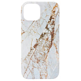 iPhone 15 GEAR Onsala Magseries Plast Deksel - MagSafe-Kompatibelt - White Rhino Marble