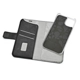 iPhone 15 Plus GEAR ONSALA  Fashion Collection PU Skinn Flipdeksel med Magnet & Lommebok - MagSafe-Kompatibel - Midnight Black