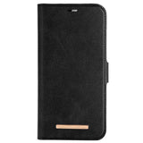 iPhone 15 Pro GEAR ONSALA  Fashion Collection PU Skinn Flipdeksel med Magnet & Lommebok - MagSafe-Kompatibel - Midnight Black