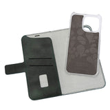 iPhone 15 Pro GEAR ONSALA  Fashion Collection PU Skinn Flipdeksel med Magnet & Lommebok - MagSafe-Kompatibel - Dark Green