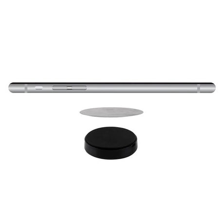 GEAR Magnetisk Mobilholder m. Selvkleben Tape – Svart