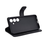 Samsung Galaxy S26 RadiCover Anti Stråling Kunstskinn Flip Deksel m. Lommebok - Svart