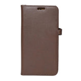 iPhone 12 / 12 Pro Gear Buffalo Wallet Skinn Magnetisk Deksel med Lommebok - Brun