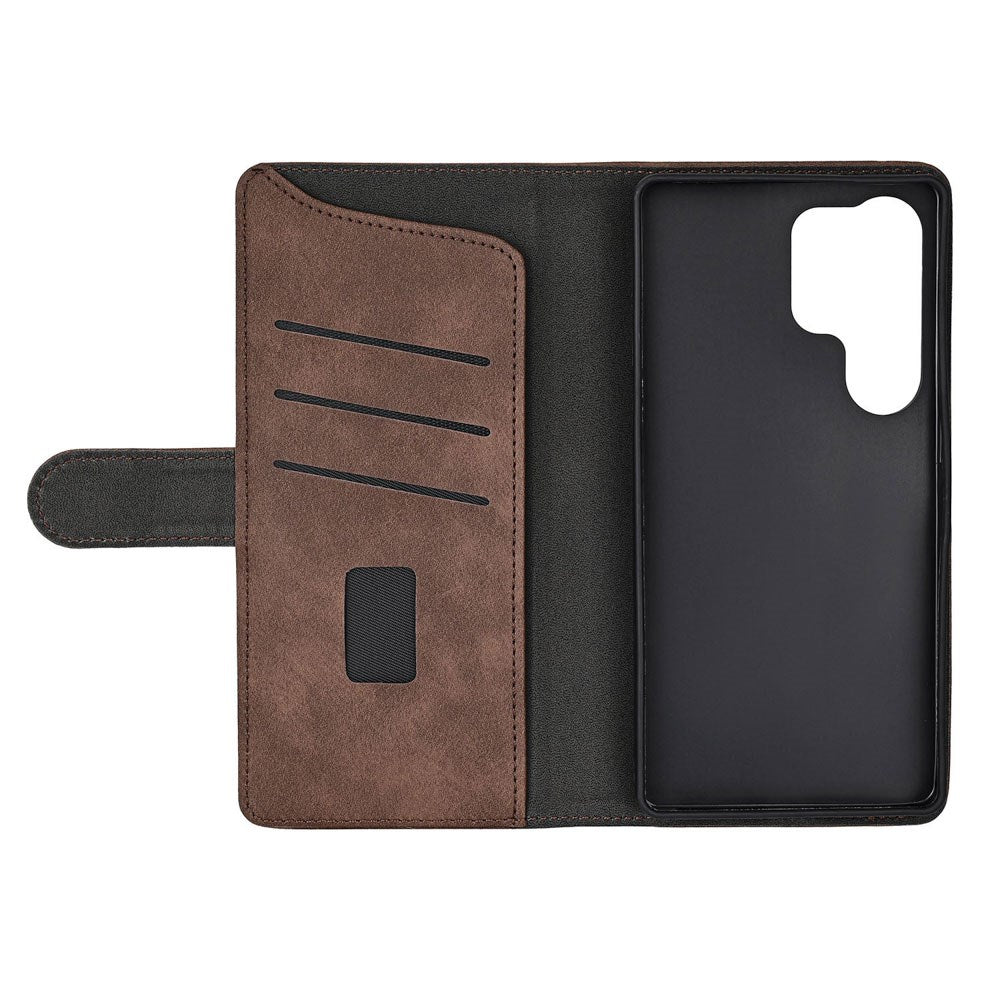 Samsung Galaxy S26 Ultra GEAR Kunstskinn Flip Deksel - MagSafe Kompatibel - Brun