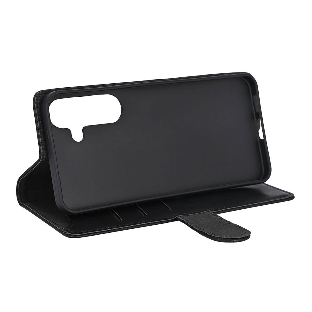 Samsung Galaxy S26+ (Plus) GEAR Kunstskinn Flip Deksel - MagSafe Kompatibel - Svart