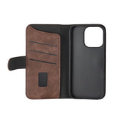 iPhone 16 Pro GEAR Wallet - Flip Deksel i Kunstskinn med Lommebok for 3 Kort - MagSafe Kompatibel - Brun