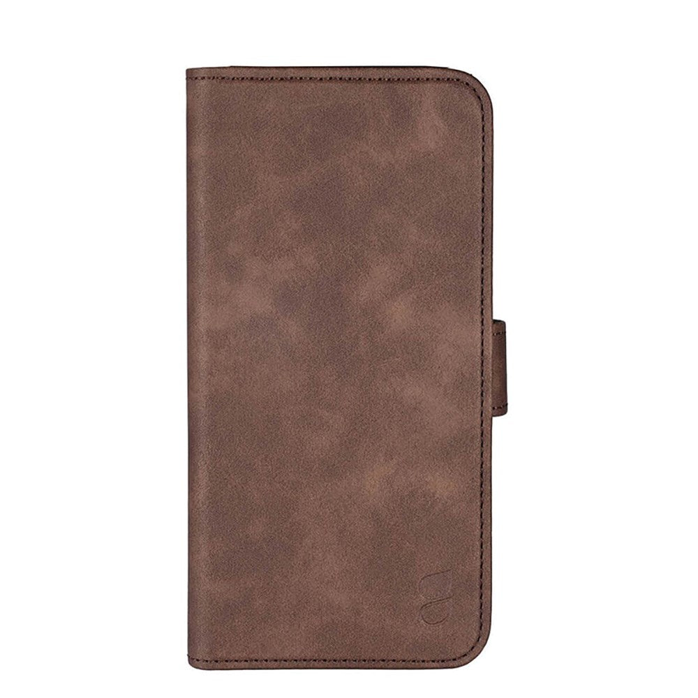 iPhone 16 Plus GEAR Wallet - Flip Deksel i Kunstskinn med Lommebok for 3 Kort - MagSafe Kompatibel - Brun