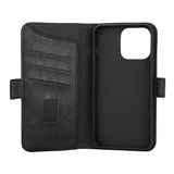 iPhone 15 Pro Max GEAR Wallet - Flip Deksel i Kunstskinn med Lommebok for 3 Kort - Svart