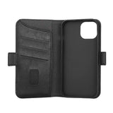 iPhone 15 GEAR Wallet - Flip Deksel i Kunstskinn med Lommebok for 3 Kort - Svart