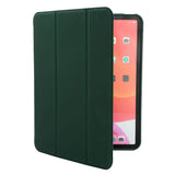 iPad 10.9" (2022) GEAR Pencilpocket Skinn Flip Deksel - Grønn