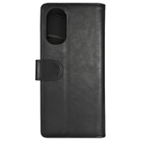 Motorola Moto G62 (5G) Gear Wallet - Flippdeksel i Skinn med Lommebok - Svart