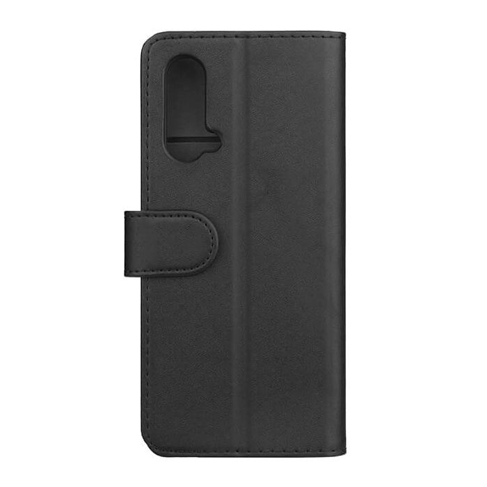 GEAR OnePlus Nord 2 (5G) Wallet Imitert Skinndeksel Med Lommebok - Svart