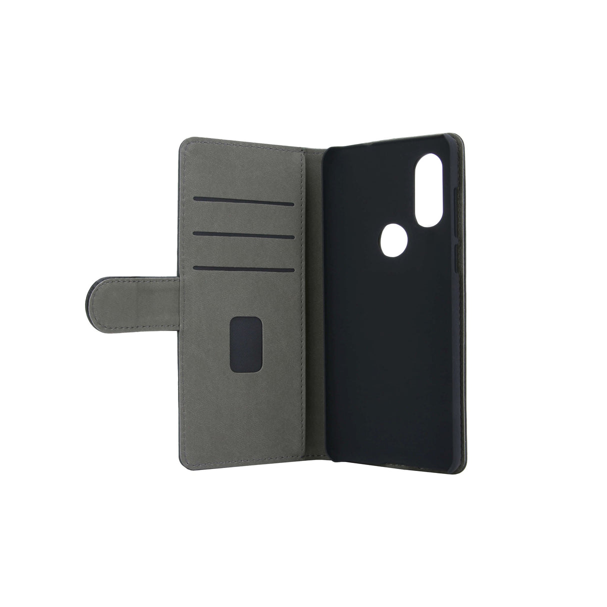 Motorola One Vision Gear Wallet - Skinndeksel med Lommebok - Svart