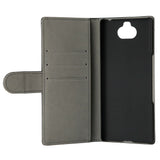 Sony Xperia 10 Gear Wallet - Skinndeksel med Lommebok - Svart