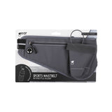 GEAR Løpebelte med Lomme for Mobil & Vannflaske - Grå