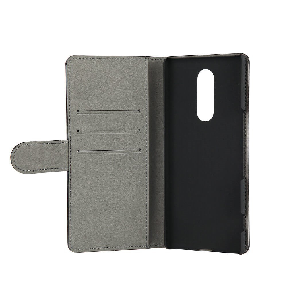 Sony Xperia 1 Gear Wallet - Skinndeksel med Lommebok - Svart