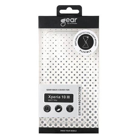 Sony Xperia 10 III GEAR Fleksibelt Plast Deksel – Gjennomsiktig