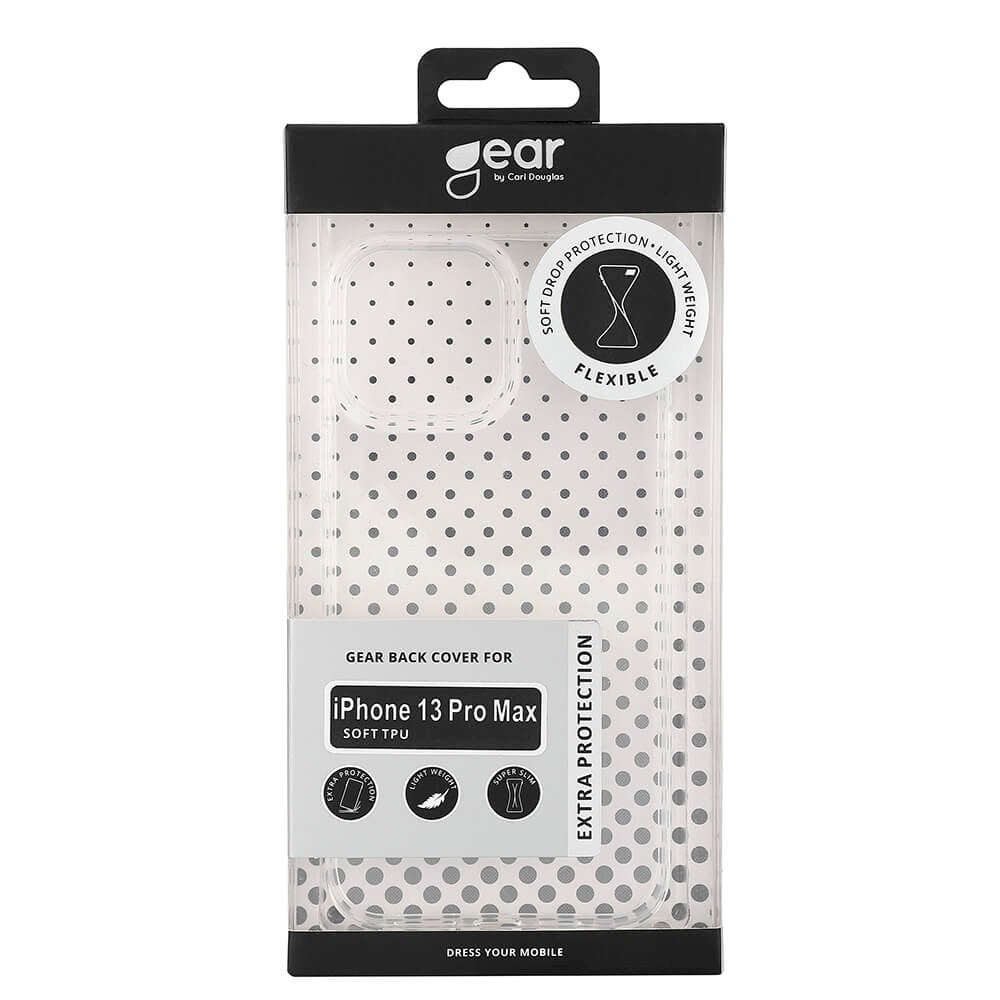iPhone 13 Pro Max GEAR Fleksibelt Plast Deksel – Gjennomsiktig