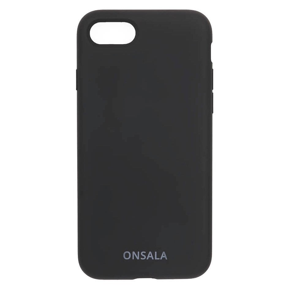 iPhone SE (2022 / 2020) / 8 / 7 GEAR Onsala Collection Liquid Silicone Bakdeksel - Black