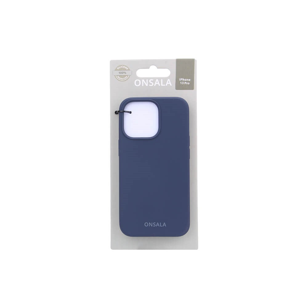 GEAR iPhone 13 Onsala Collection Liquid Silicone Bakdeksel - Cobalt Blue