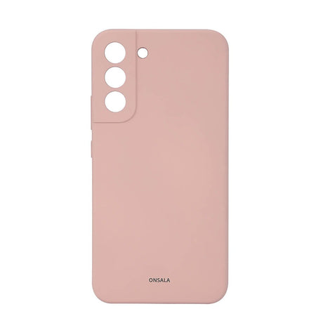 Samsung Galaxy S22 GEAR Onsala Collection Liquid Silicone Bakdeksel - Sand Pink