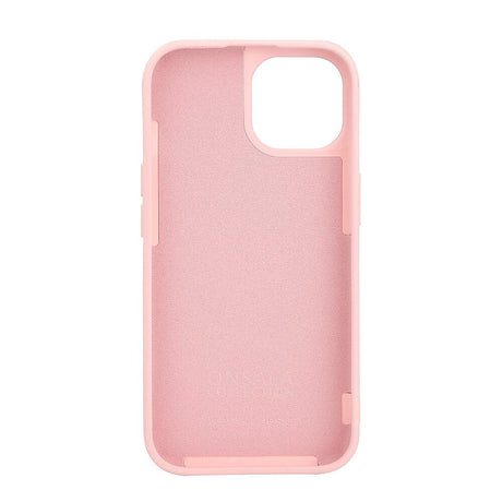 iPhone 15 GEAR Onsala Silikon Deksel - MagSafe-kompatibelt - Chalk Pink