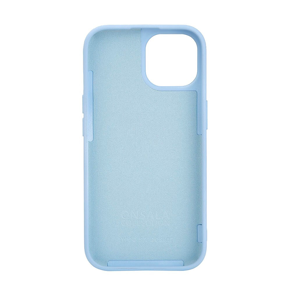 iPhone 15 GEAR Onsala Silikon Deksel - MagSafe-kompatibelt - Light Blue