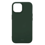 iPhone 15 GEAR Onsala Silikon Deksel - MagSafe-kompatibelt - Olive Green