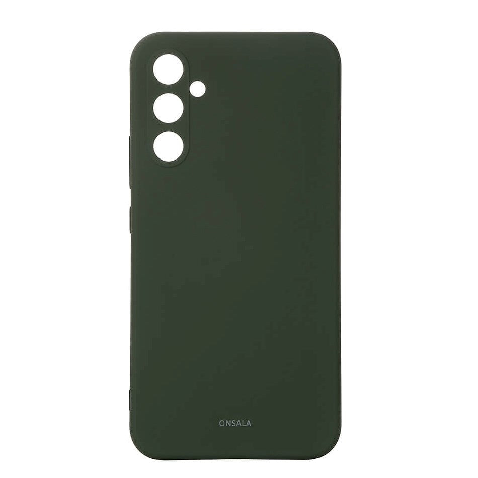 GEAR Onsala Samsung Galaxy A35 (5G) Silikon Touch Deksel - Olive Green