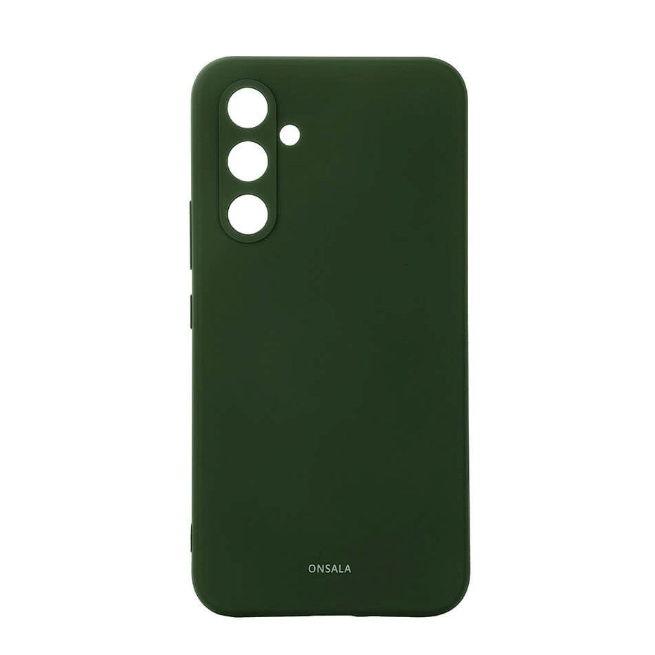 GEAR Onsala Samsung Galaxy A55 (5G) Silikon Touch Deksel - Olive Green